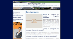 Desktop Screenshot of carnetporpuntos.com